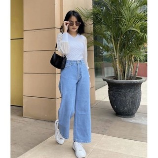 HIGH WAIST CELANA KULOT JEANS WANITA PREMIUM STORE.IN31
