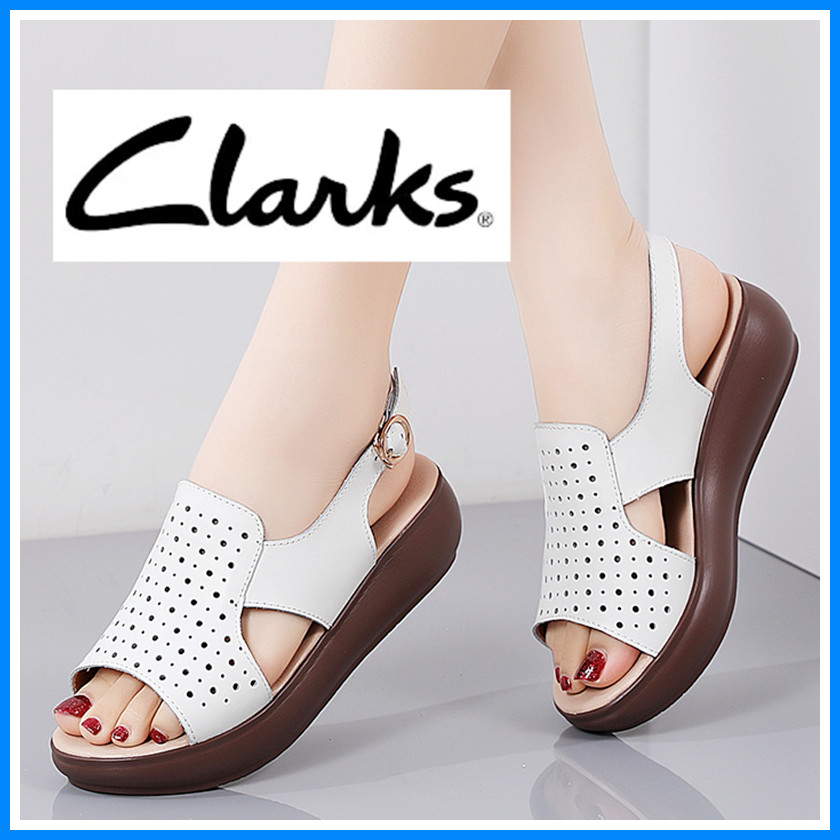 Ready STOCK รองเท้าผู้หญิง รองเท้าหนังลําลองผู้หญิง Clarks_ สุภาพสตรีรองเท้า Boat Shoes Flat Shoes ผ