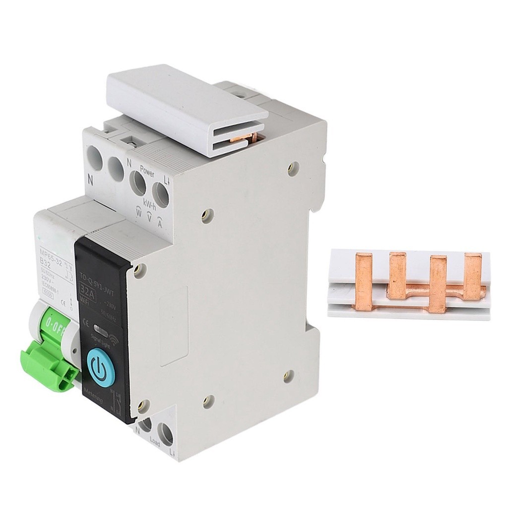 ✰WiFi Circuit Breaker WiFi Circuit Breaker 1P N 10A AC 230V 6KA Breaking Capacity Timing Relay Remot