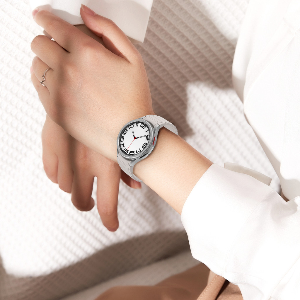 No Gaps สายซิลิโคนแม่เหล็กสําหรับ Samsung Galaxy Watch 7 6 5 4 40 มม.44 มม.5Pro 45 มม.สร้อยข้อมือสําหรับ Galaxy 6Classic 43 มม.47 มม. ราคา ถูกที่สุด ดีลบีเคเค แกลเลอรีภาพที่ 6