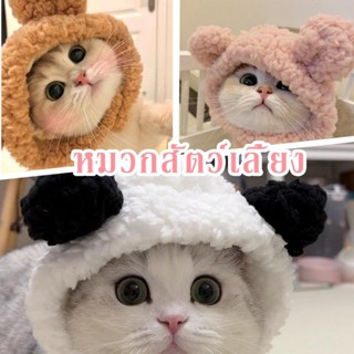 พร้อมส่ง😺หมวกตุ๊กตาหมีน่ารัก ให้ความอบอุ่น ขนาดเล็ก สําหรับส…