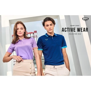 💥ลดโหดเหมือนโกรธใคร!💥 GRAND SPORT รุ่น 012585 เสื้อโปโลชายสีล้วน แกรนด์สปอร์ต S3 แท้ 100