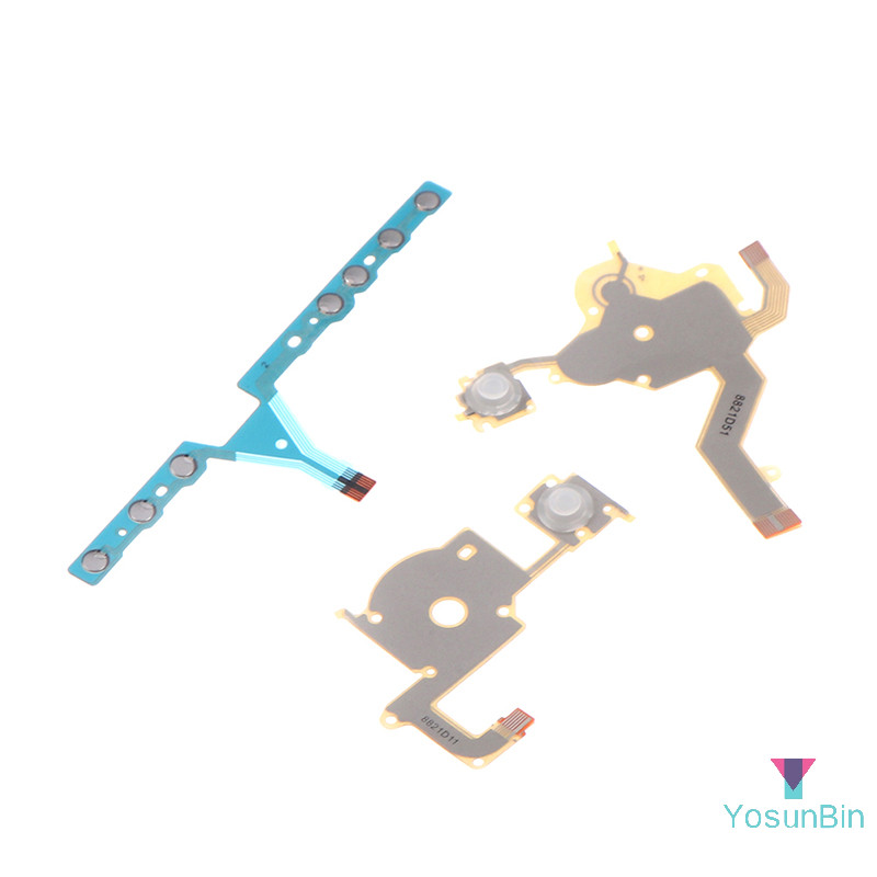 Yosunbin] สําหรับ PSP 3000 ฟังก์ชั่นปุ่มซ้ายขวาเริ่มปริมาณ PCB ปุ่มกด Flex Cable ใหม่