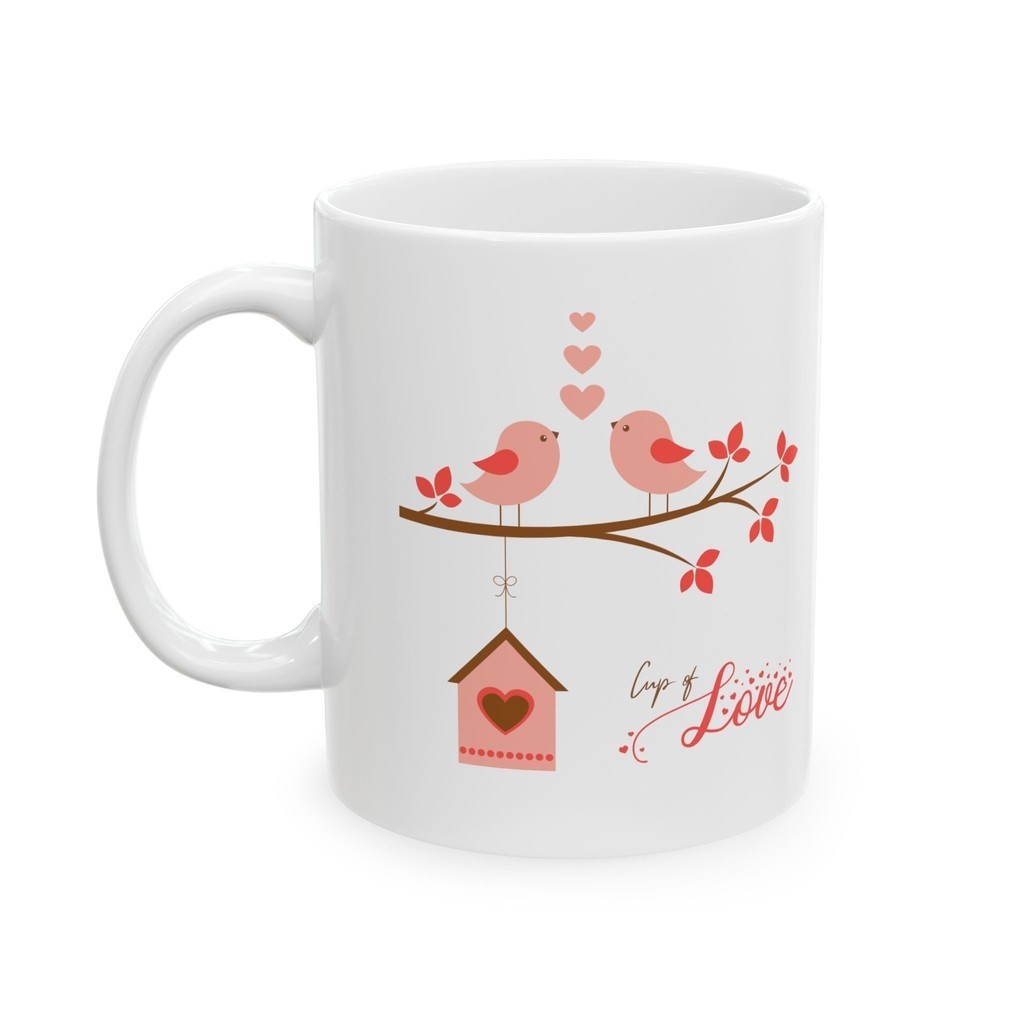 Visual Cup Of Love Mug CF แก้วเซรามิค 11Oz