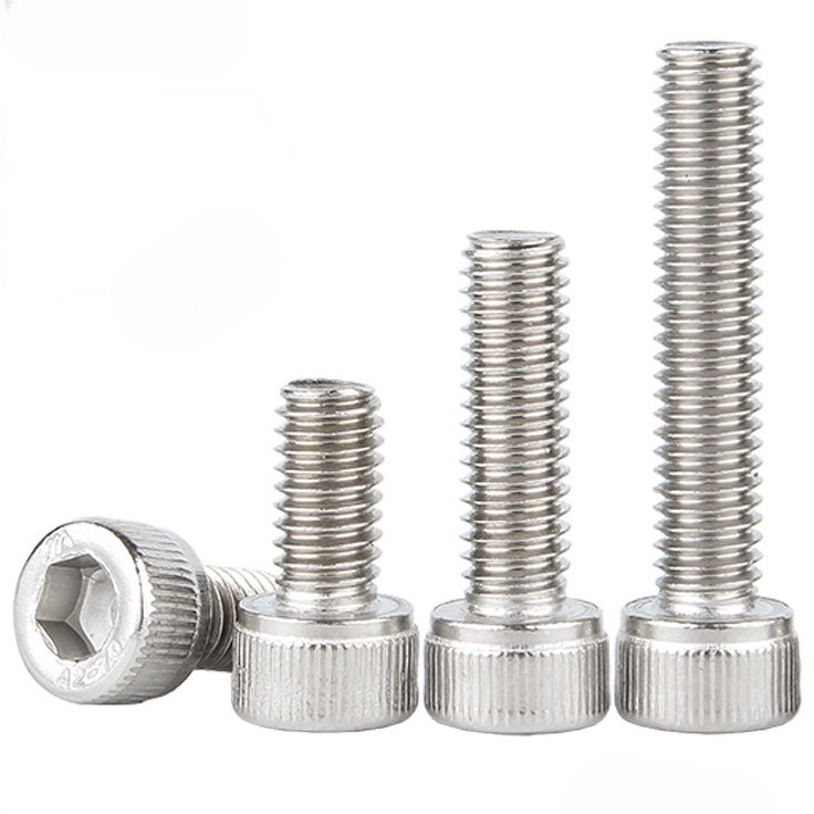 [LS] Sus304 สลักเกลียวซ็อกเก็ตหกเหลี่ยมเกลียวละเอียดสแตนเลส M6/M8/M10