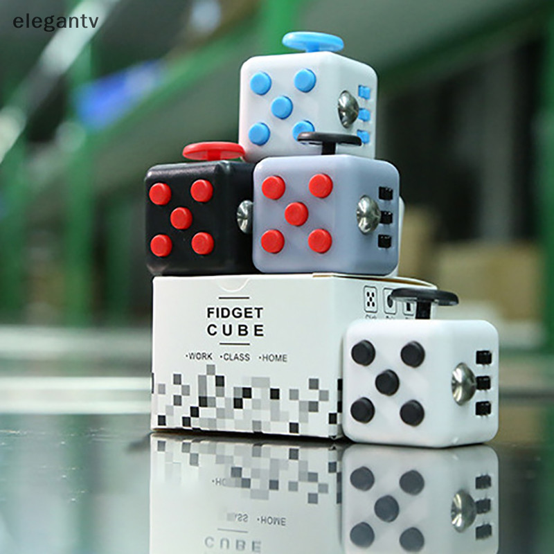 Egn Ralix Fidget Cube ของเล่นความวิตกกังวลความเครียดบรรเทาโฟกัสความสนใจทํางานปริศนา N