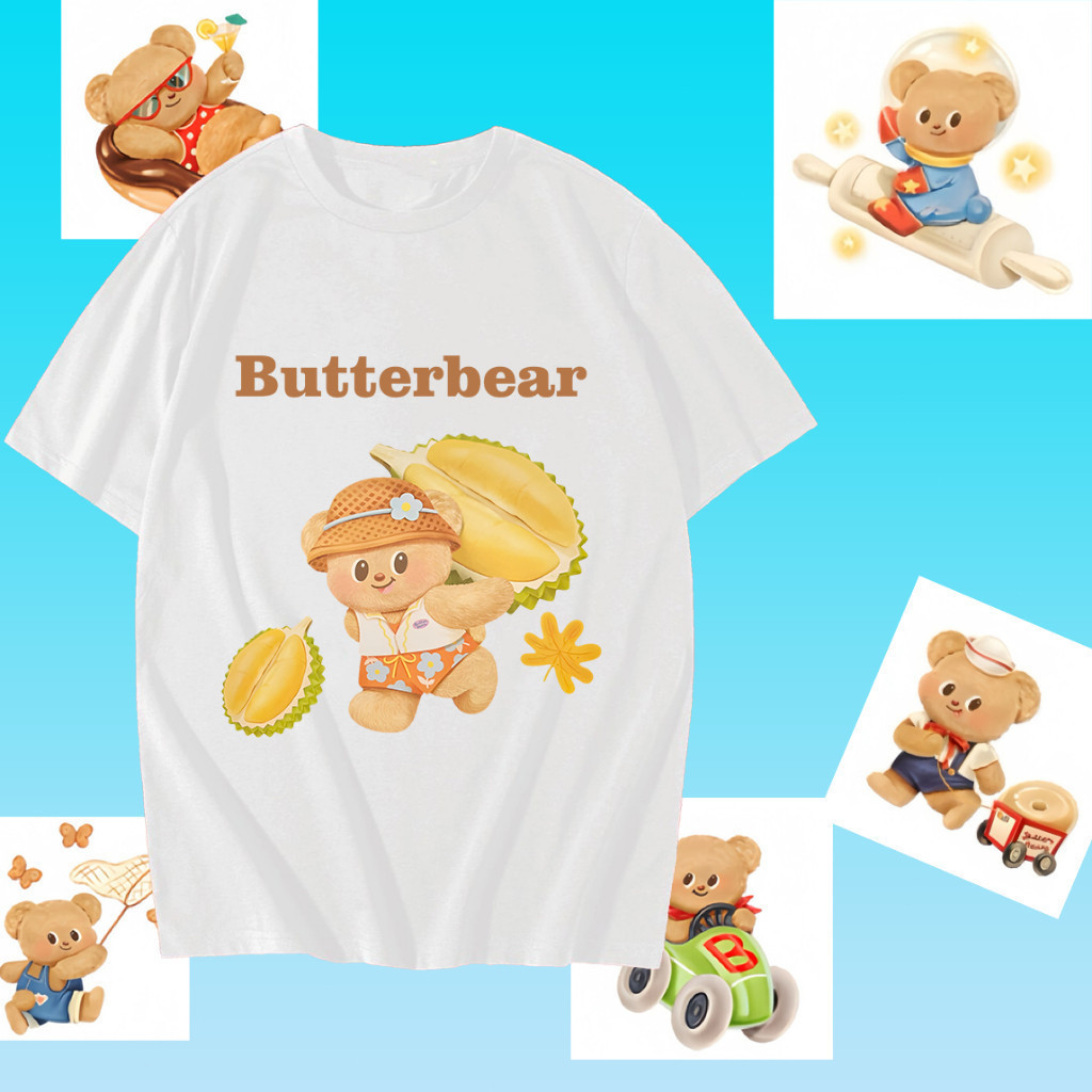 2024 เสื้อน้องหมีเนย หมีเนย Butterbear T-Shirt ผ้าCotton 100% S~5XL 119