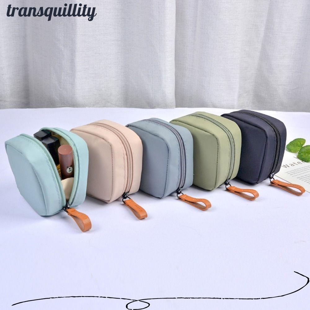 Transquillity กระเป๋าเครื่องสําอางแบบพกพา Home Storage กระเป๋าใส่เหรียญกระเป๋าเก็บ