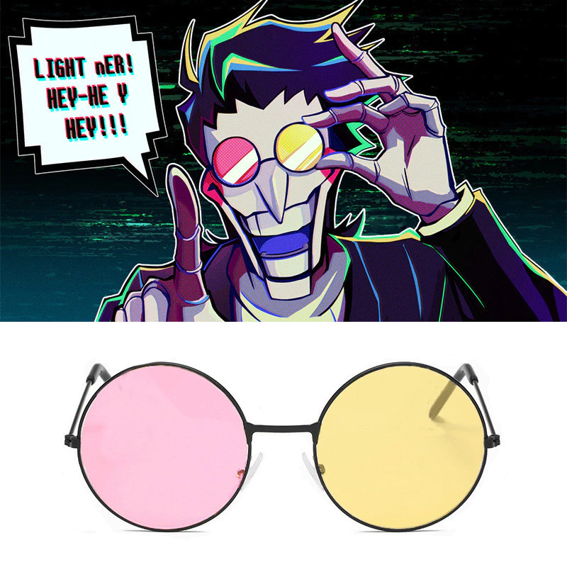 Deltarune แว่นตากันแดดอะนิเมะ Spamton แว่นตาคลาสสิกแว่นตาฮาโลวีน Man ผู้หญิงคอสเพลย์ Prop อุปกรณ์เสริมของขวัญ