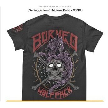 Borneo WOLFPACK Jersey เสื้อ Unisex / เสื้อยืดแขนสั้น