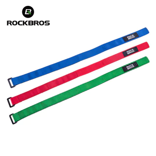 【TH Delivery】ROCKBROS ร็อคโบรส์ จักรยานพับได้สายรัดคงที่ ตีนตุ๊กแก สะดวกสายรัดจักรยานกางเกงแน่นสายรัดขาอุปกรณ์จักรยาน