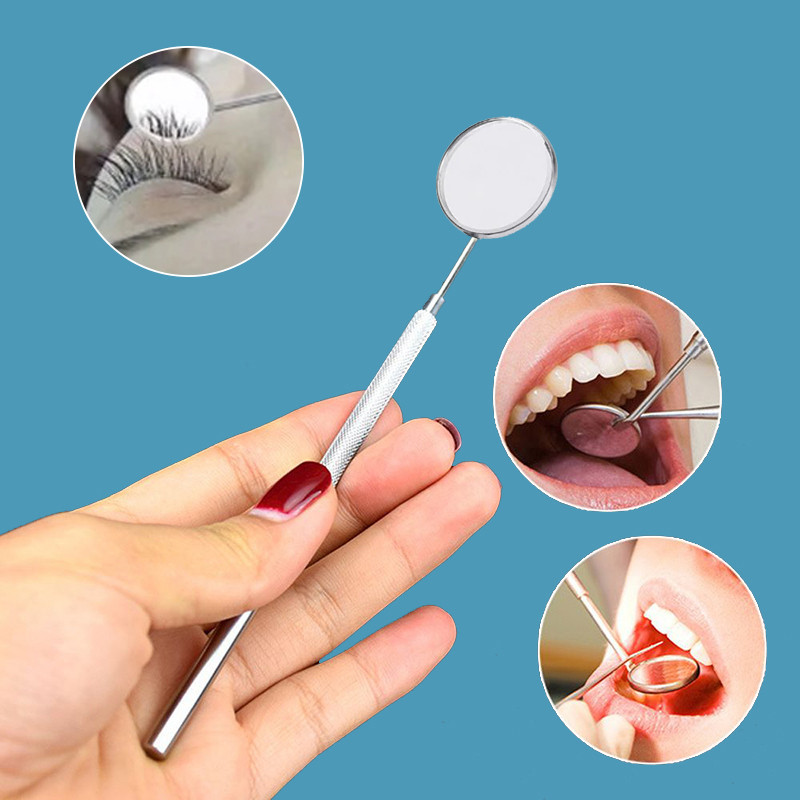 กระจกส่องฟัน กระจกตรวจภายในช่องปาก อุปกรณ์ดูแลช่องปาก เครื่องมือทันตกรรม Dental mirror handle