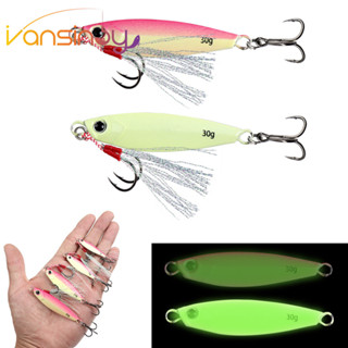 1pcs ตกปลา Luminous Jigging Hook Spinner เหยื่อ 7g/10g/15g/2…