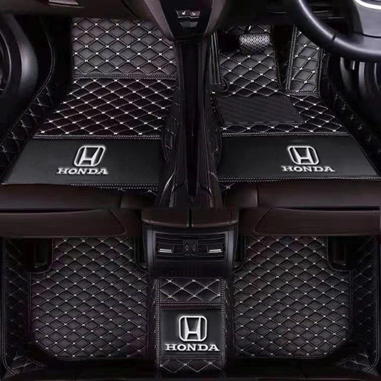 Custom Honda City GD6/GD8,GM2 ,GM6,GN2,GN3 RS,GN3 Hybrid,GN5 HABACK พรมรถยนต์ พรมปูพื้นรถยนต์หนังกันน้ําขวามือไดรฟ์
