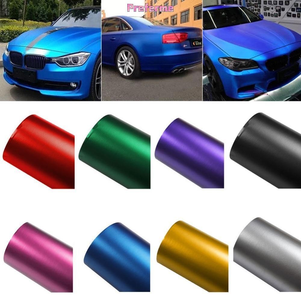 Preferme 152x10 ซม./152x30 ซม.DIY รถบรรทุก PVC น้ําแข็งไวนิล Wrap Body สติกเกอร์กาว Decal ฟิล์มแผ่น B1T7[IPTA]