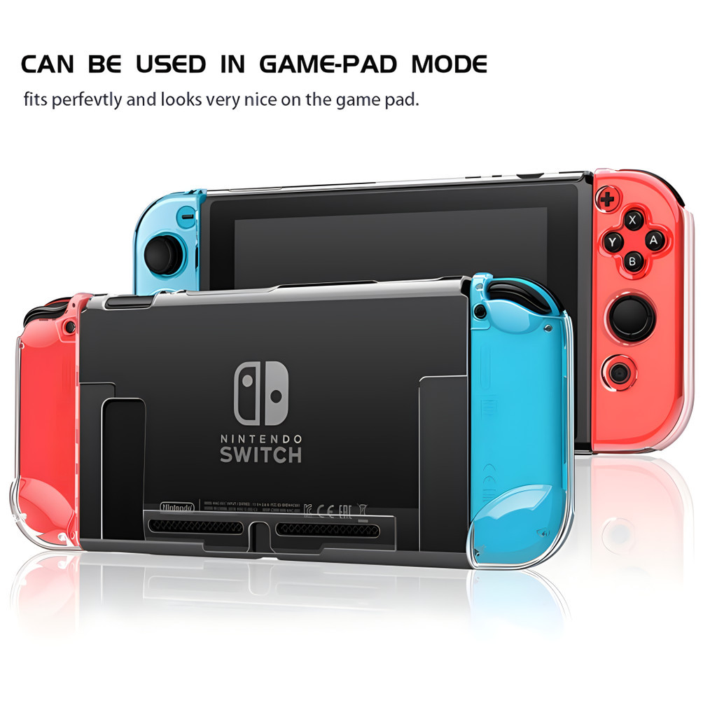 doti เคสป้องกันเกมคอนโซล เคสแข็งสำหรับเครื่องและจอยของ Nintendo Switch