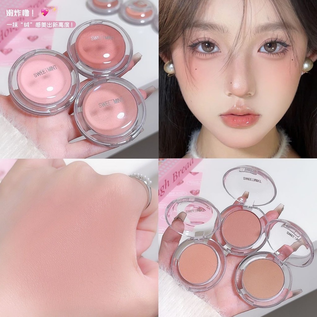 Sweet MINT Makeup Baked Blush Pressed Powder Face Blusher