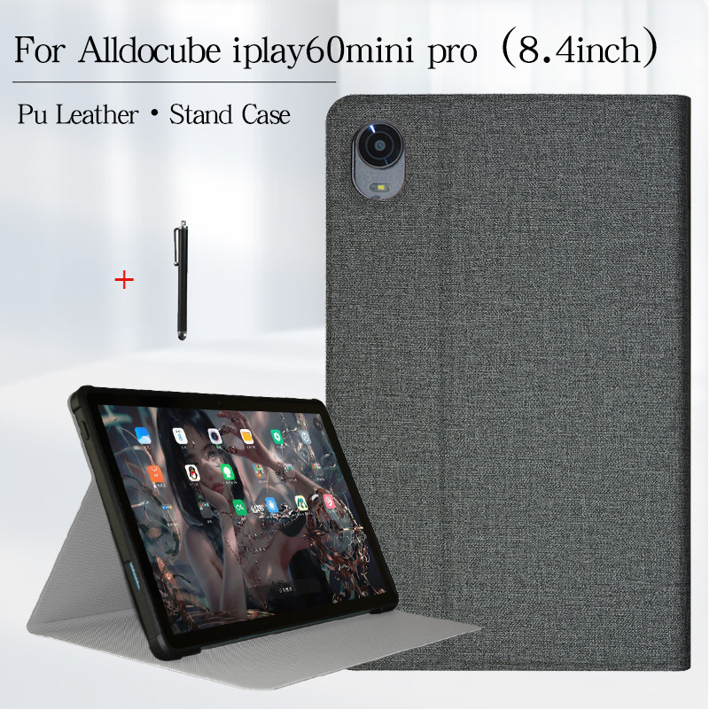 สําหรับ Alldocube iplay60 mini Pro 8.4 Pu หนังสําหรับ IPlay 60 mini Pro 8.4 นิ้วแท็บเล็ตพีซีฝาครอบ