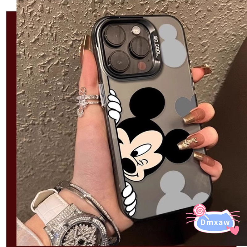 ตลก Mickey เคสโทรศัพท์สําหรับ Vivo Y100 Y200E V30 Pro V29 V27 V25 V23 Pro V29E V21 V21S V20E V25E V23E V20 Y81 การ์ตูนปลอกนุ่มเลนส์ป้องกันน่ารัก Anti-fall ฝาครอบ