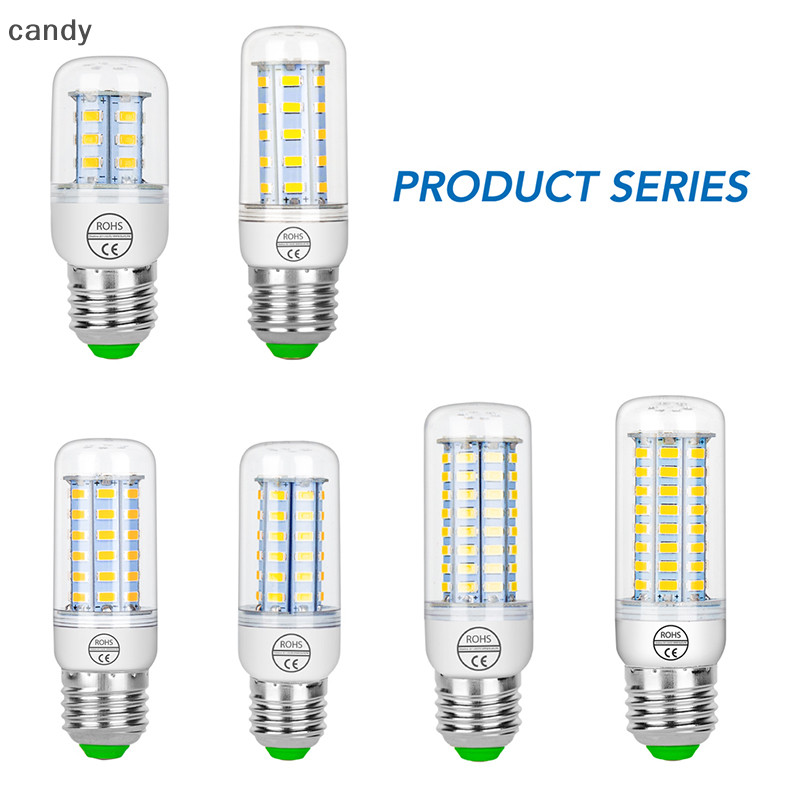 Ndy E27 E14 7W 9W 12W 15W 20W 25W 5730 SMD LED ข้าวโพดหลอดไฟโคมไฟวอร์มไวท์ N