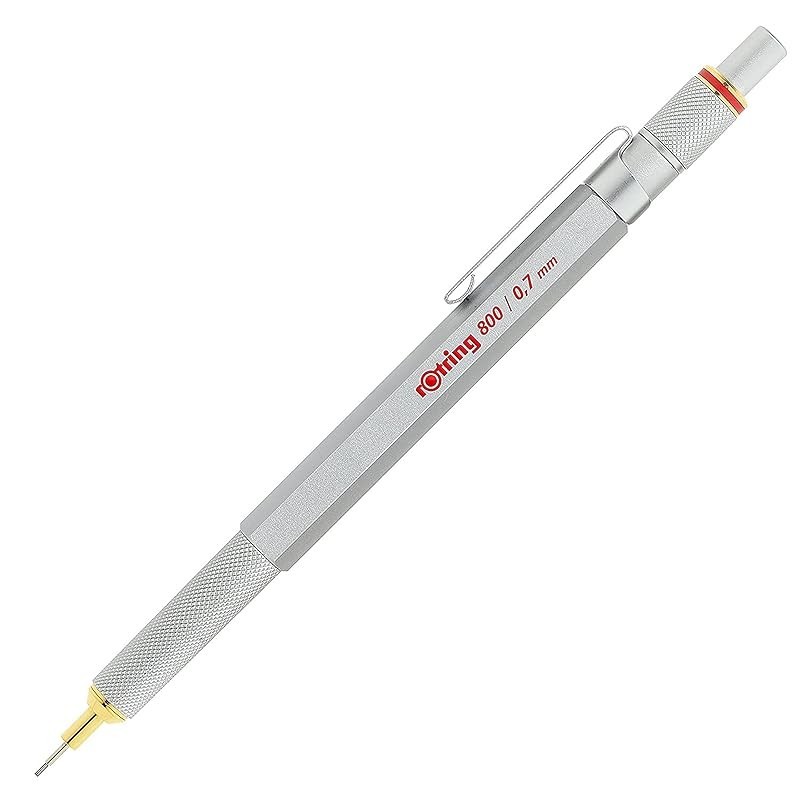 Rotring Mechanical Pencil 800 0.7mm Silver 1904448 (Genuine Imported Product)
