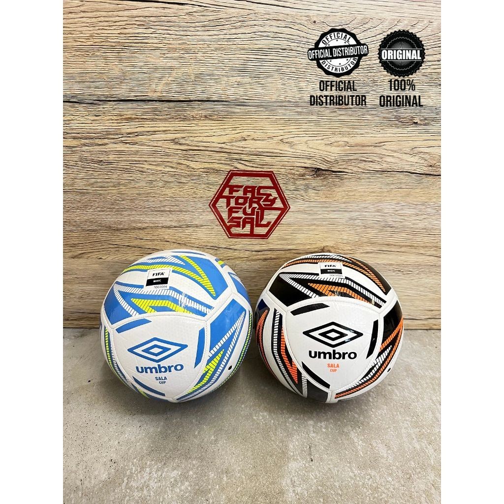 UMBRO SALA (WHITE/BLUE)(WHITE/BLACK) FUTSAL BALL BOLA FUTSAL