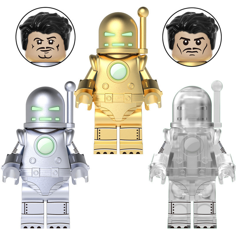 Superhero Comic Version Iron Man MK1 Third Party ประกอบ Building Block Minifigure ของเล่นเข้ากันได้ก