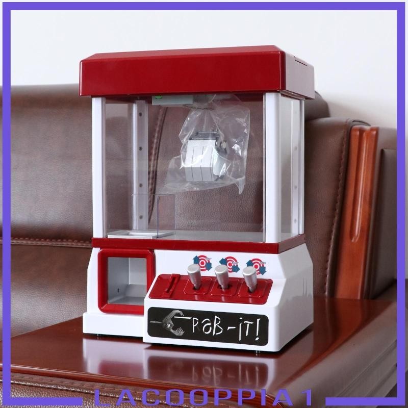 [Lacooppia1] Claw toy Grabber Dispenser Crane Vending Game Machine ของเล่นเด็กพร้อม