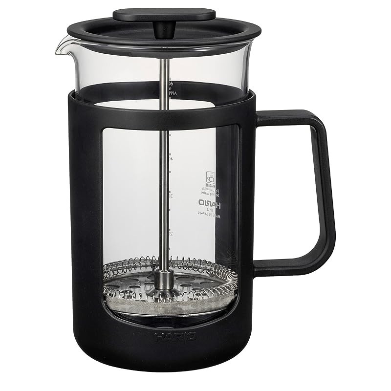 HARIO Cafe Press U Press-style Coffee Maker Heat-resistant Glass 600ml Capacity CPU-4-B Black Direct