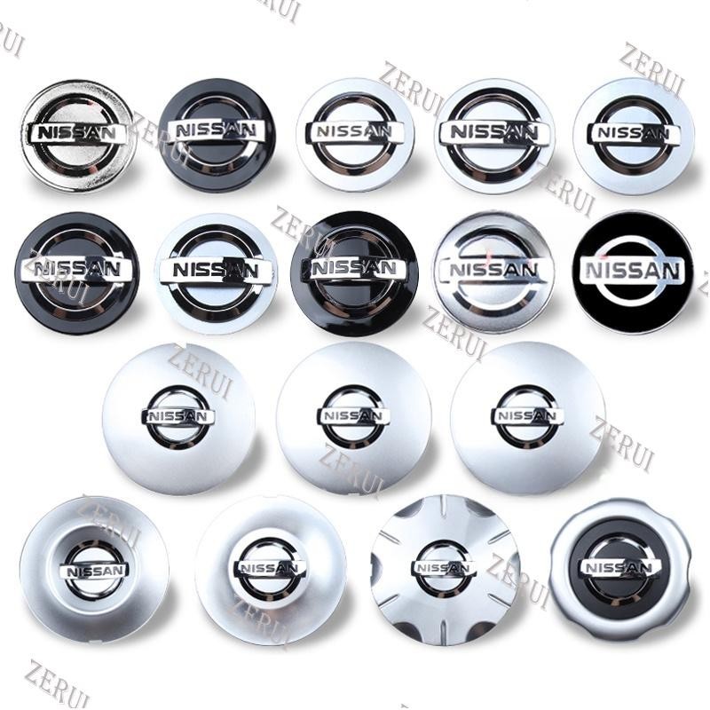 Zr สําหรับรถศูนย์ล้อฝาครอบ Auto Badge Sport Rim ล้อ Hub Cap สําหรับ Nissan Livina Teana Sylphy Tiida Titan Murano X-Trail Cima Sunny NV200 Bluebird Aeolus