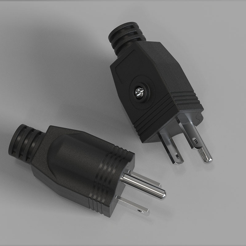 Usa Power Adaptor ปลั๊กชายที่ถอดออกได้ 3Pin 15A 125V Power Rewireable Outlet ปลั๊กเชื่อมต่อ