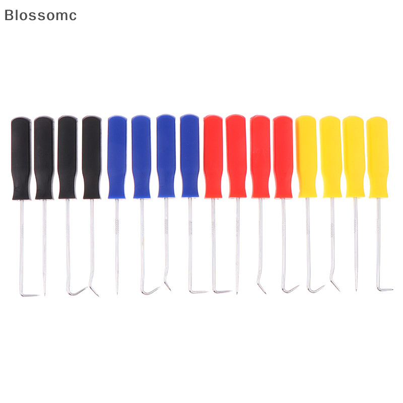 Blossomc 4 ชิ้นรถซีลน้ํามันไขควงชุด O-Ring ซีลปะเก็น Puller Remover เลือกตะขอเครื่องมือซีลซ่อมเครื่องมือชุดใหม่