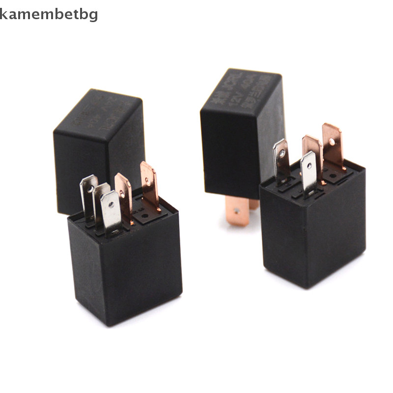 Kamembetbg 12V 40A Rated Current 1NO 1NC SPDT 4/5 Pins รถยานยนต์นาฬิกาปลุกรีเลย์ 40 Amp TH