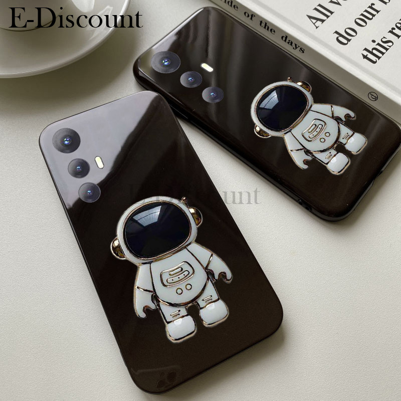 ใหม่เคสโทรศัพท์Cubot Max 5 ฝาหลังแฟชั่นการ์ตูนนักบินอวกาศขาตั้งกันฝุ่นเรียบสําหรับCubot Max 5 กรณี
