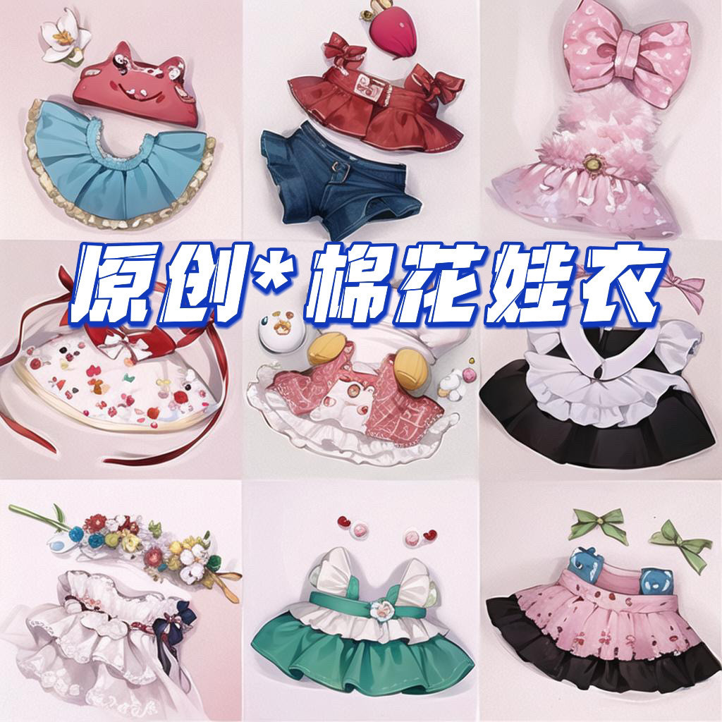 【พร้อมส่ง】ชุดตุ๊กตา upsetduck 20cm / ชุดเป็ด upsetduck 【จัดส่งเฉพาะเสื้อผ้าเท่านั้น ไม่รวมตุ๊กตา】