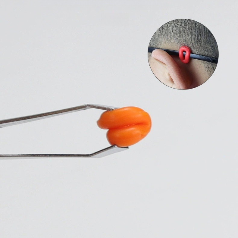 12 สี/1 คู่/รอบหยดน้ําซิลิโคนแว่นตา Anti-Slip หูตะขอหูหูฝาครอบวัดกีฬาหูคลิป/แว่นตาอุปกรณ์เสริม - รูปที่ 4