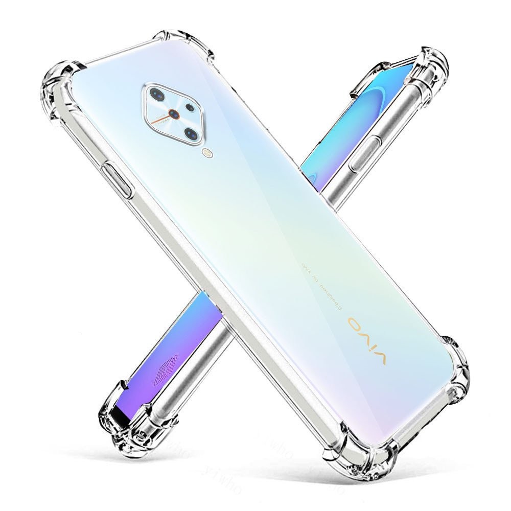 สำหรับ VIVO 1920กรณีล้างซิลิโคนอ่อนนุ่มป้องกันปกหลังกรณีสำหรับ VIVO S1 Pro ล้างกันกระแทก C oque สำหร