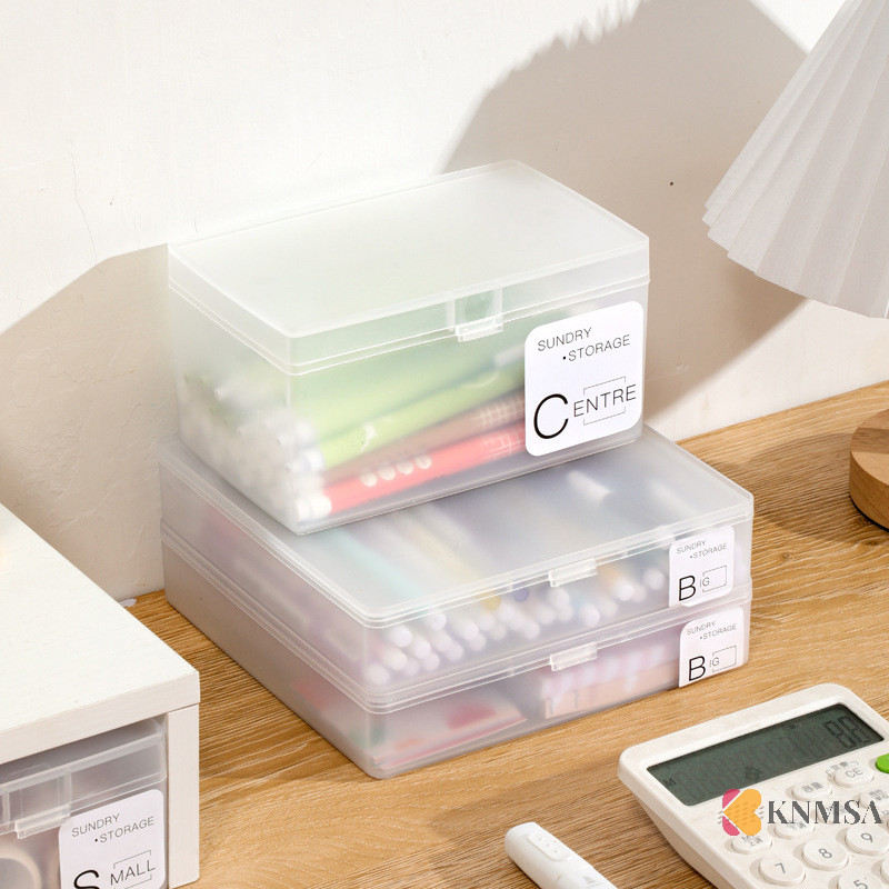 Knmsa] Idol Photo Card Storage Box Kpop Photocards คอลเลกชันสํานักงาน ID Card Organizers เครื่องเขียนกรณี s นค