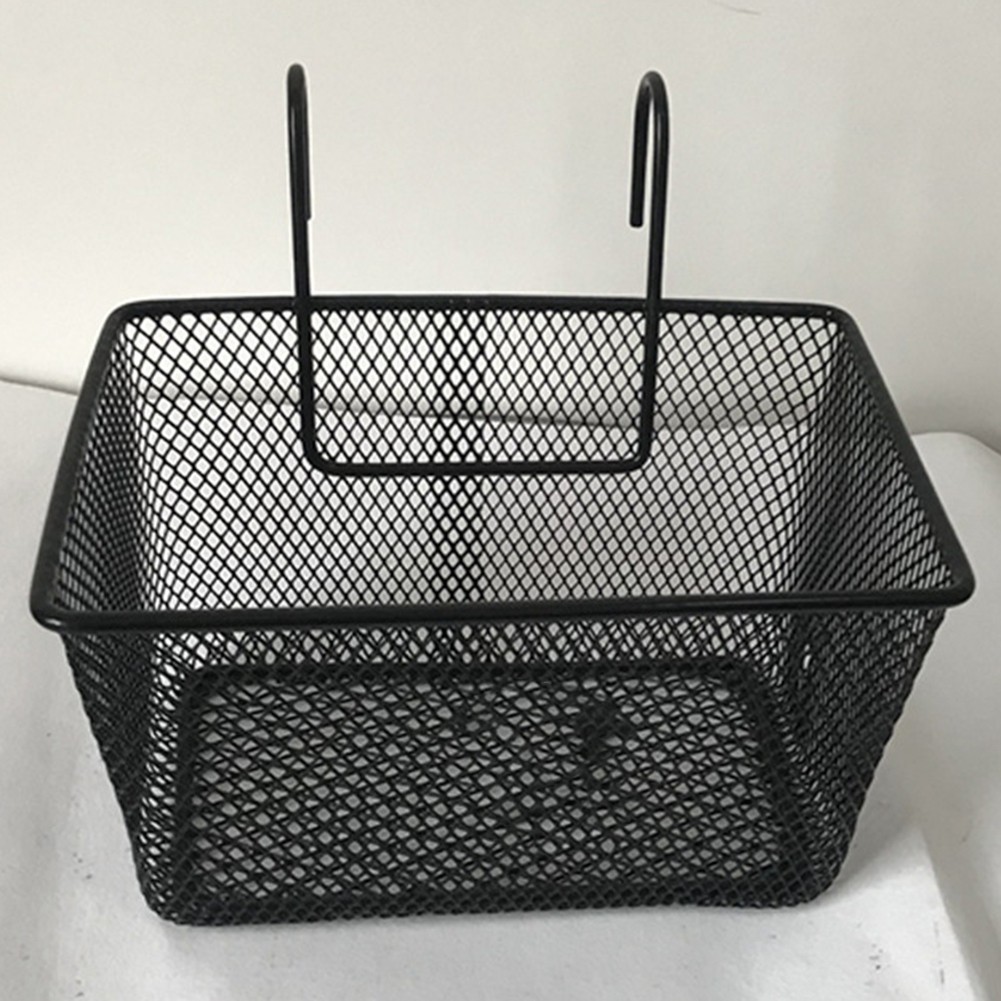Bloomycooter ebike ตาข่ายโลหะตะกร้าจักรยานด้านหน้า Handlebar Shopping Storage Kids