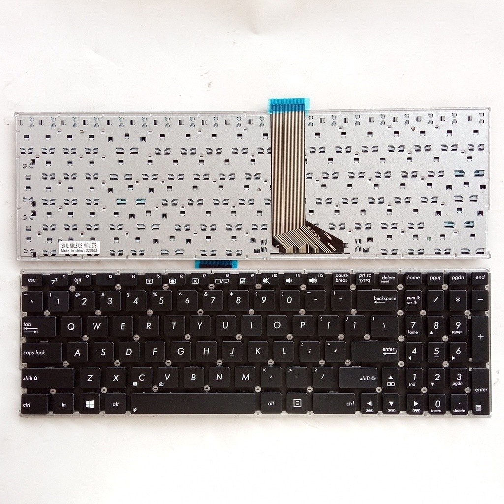 ใหม่ทั้งหมดสําหรับ Asus K555 A555 X555 k555l x555y a555l x555l w519l y583l แป้นพิมพ์แล็ปท็อป