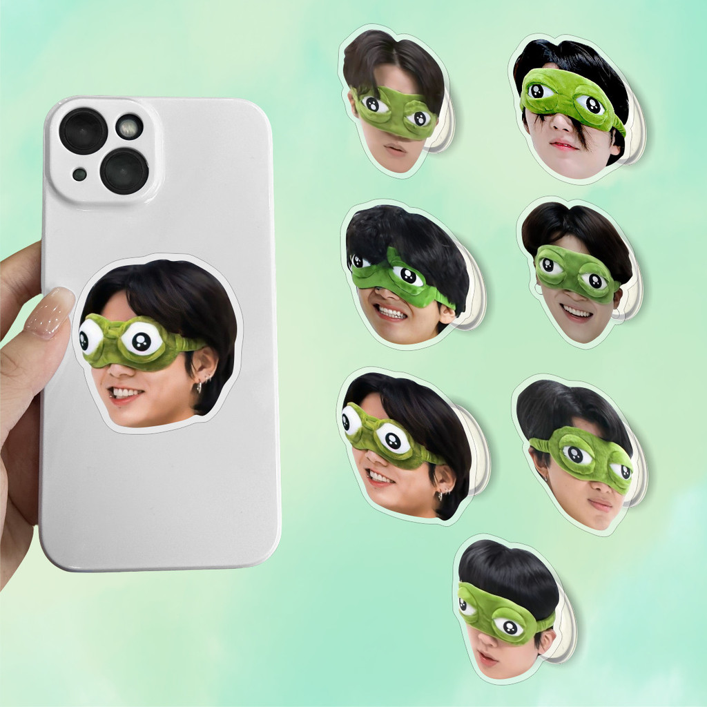 Kpop BTS อะคริลิค Avatar ถุงลมนิรภัยมือถือ Scalable Stand Star V Jungkook Jimin RM
