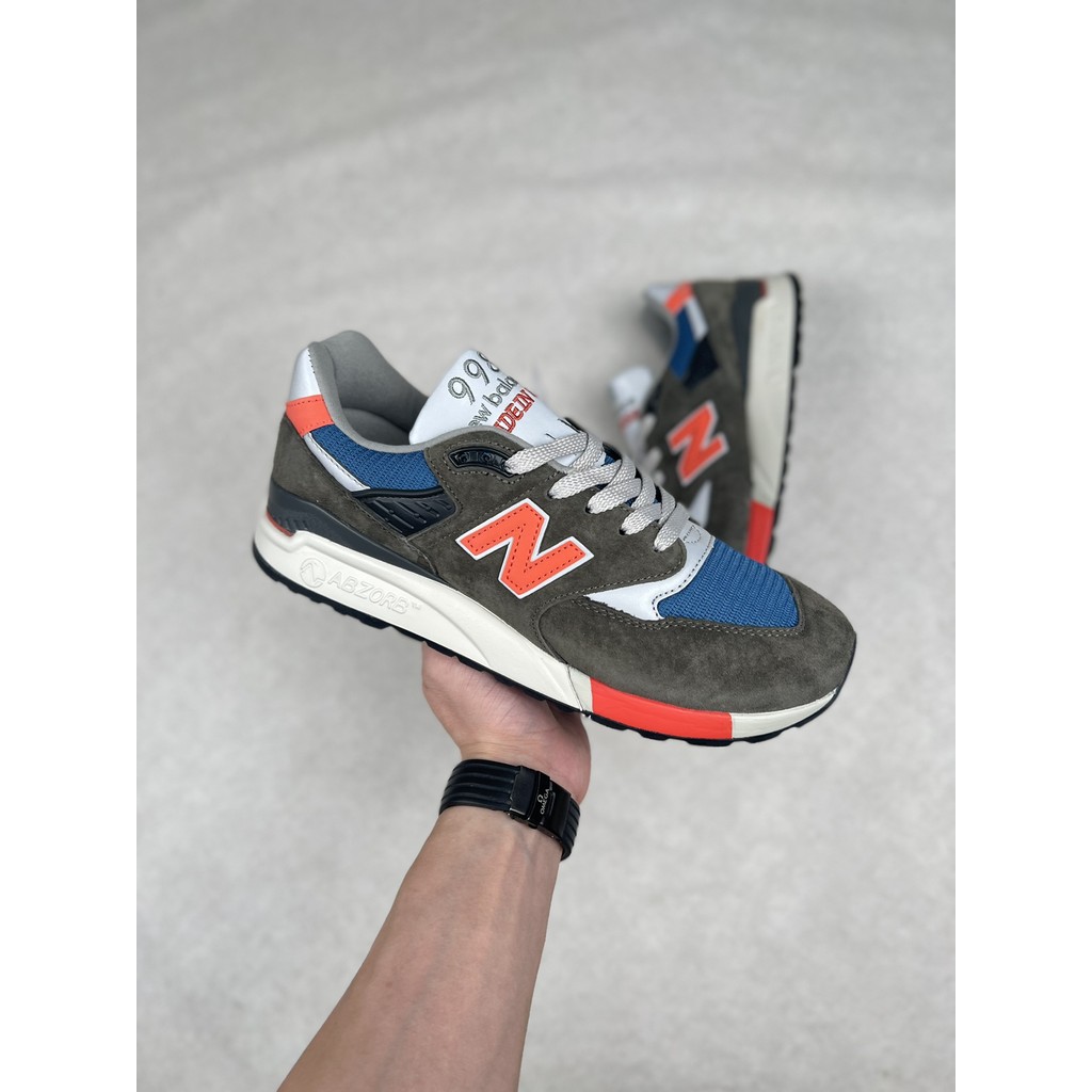 นิวบาลานซ์ New Balance M998JC3 High End Made In USA Series Retro Casual Running Shoes NB รองเท้าผ้าใ