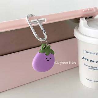 ปลอกเคส AirTagสําหรับแมวApple Tag GPS Protectorพร้อมพวงกุญแจAnti-Fall Anti-Lossแหวนซิลิโคนนุ่มการ์ตูนเทนนิส