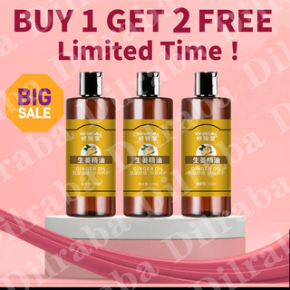 【BUY 1 TAKE 2】100ML Ginger Essential Oil Ginger Miracle Oil Original Slimming Lymphatic Drainage Detoxification Essential Massage Oil
