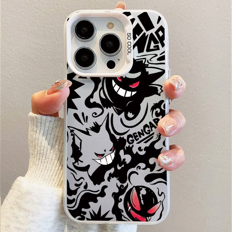 Gengar Pokemon เคส Oppo A38 A15 A12 A3s A5 A7 A16 A17 A35 รูปที่ 2