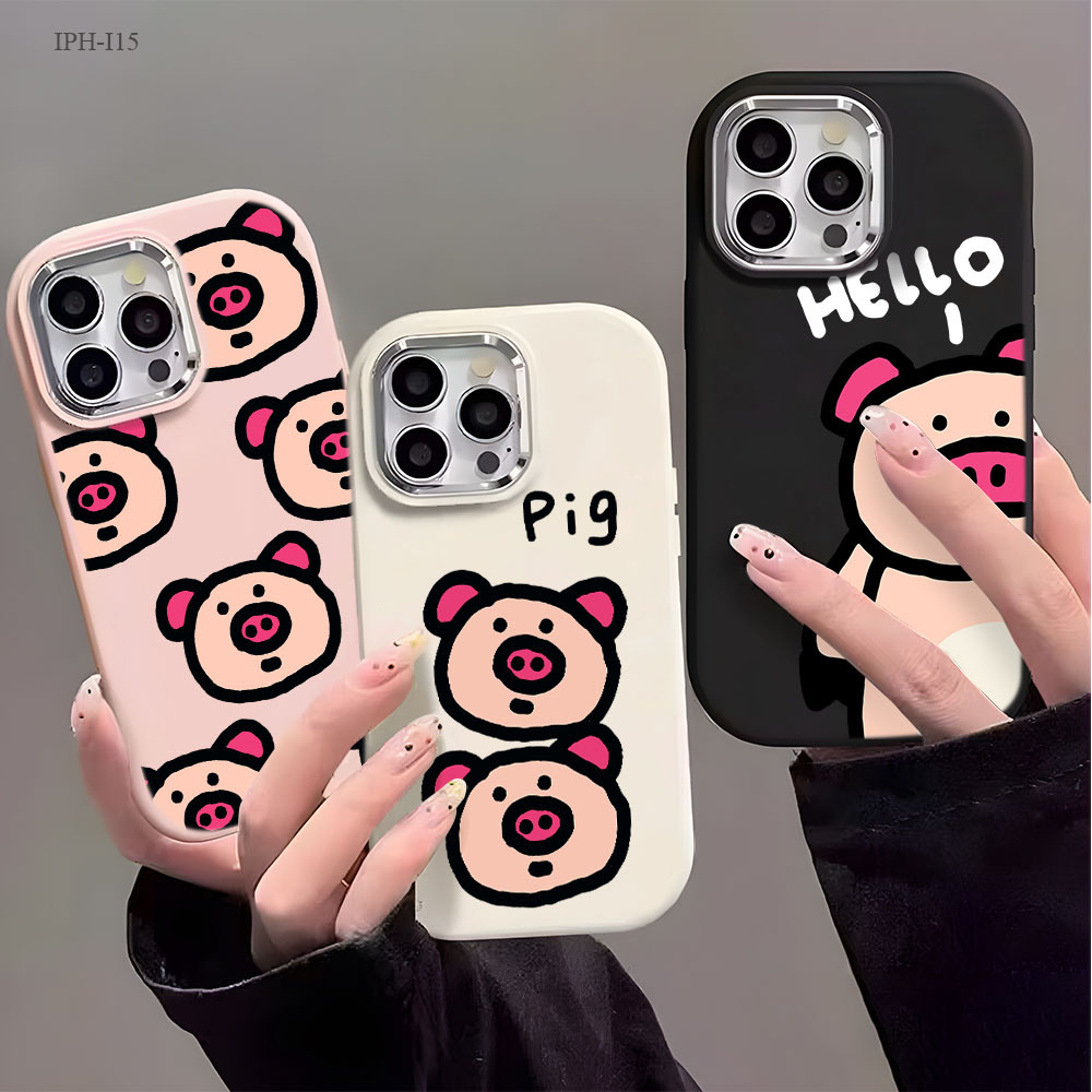 Compitable For iPhone 16 15 14 13 12 11 8 7 6 6S X XS XR SE Plus Pro Max 2020 2022 เคสไอโฟน Cartoon เคส