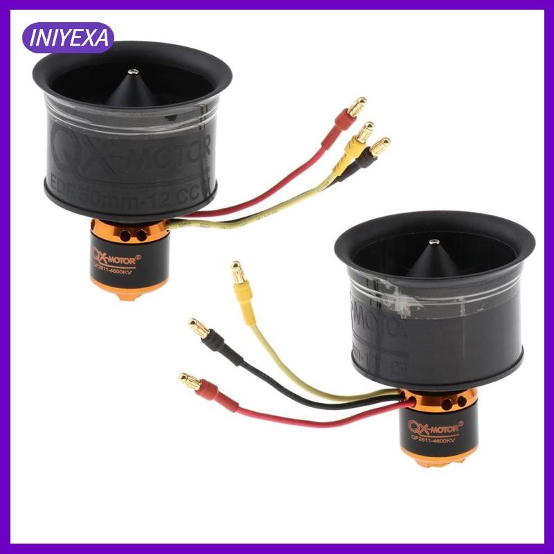 [Iniyexa] มอเตอร์พัดลมท่อขนาด 50 มม. พร้อมใบพัดสําหรับ RC รุ่น EDF