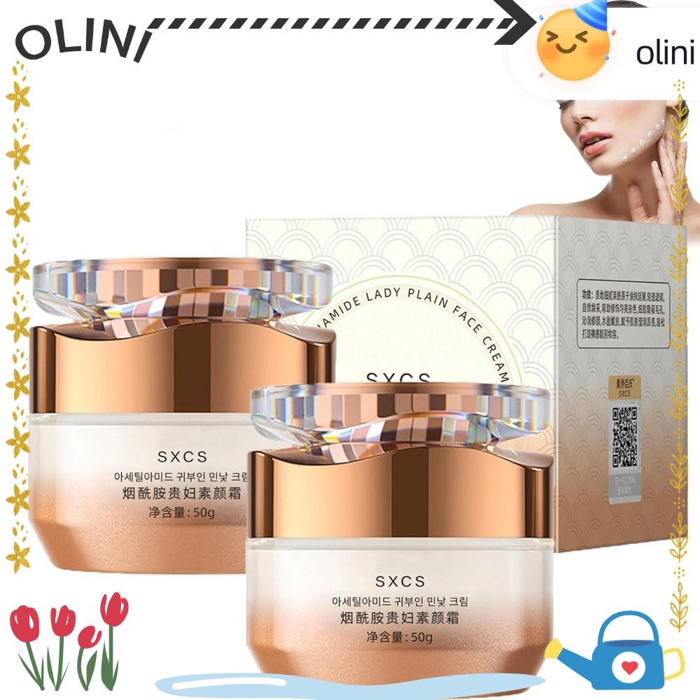Oliini Nicotinamide Face Cream, Nicotinamide Lady Plain Makeup Cream, Vitamin C Smooth Hydrating Lady Face Cream Women Lady