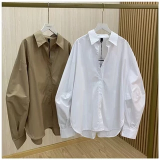 ฤดูใบไม้ผลิฤดูใบไม้ร่วงสไตล์ใหม่เกาหลีรุ่นแฟชั่นสีทึบโคมไฟเสื้อแขนยาวทั้งหมดตรงกับเสื้อพื้นฐานถักขนแกะของฉันม้าเข็ม ฮึ
