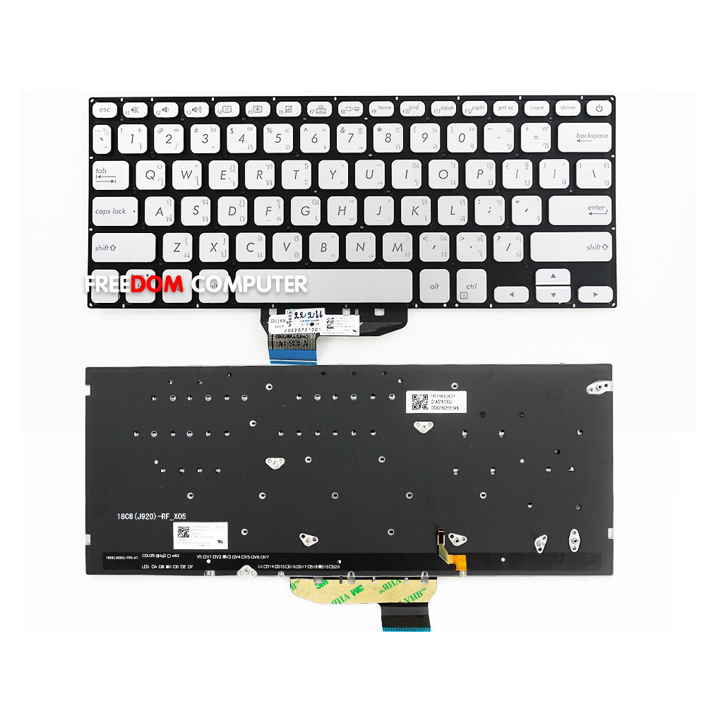 คีย์บอร์ด ASUS VivoBook S14 S430 X430 S430F S430FN S430U X430F X430FN ไทย-อังกฤษ KEYBOARD